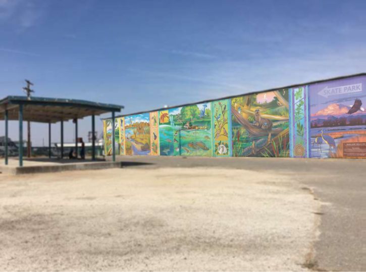 Mural at park