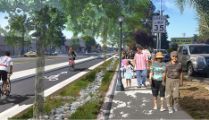 Proposed simulation of Franklin Boulevard after construction