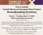 Image of Franklin Groundbreaking Invitation 