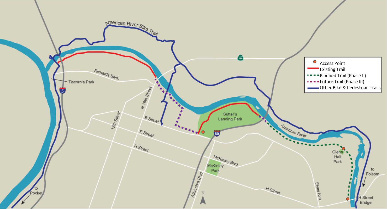 Map of Two Rivers Trail