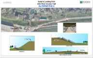 Graphic of Sutter's Landing ADA River Access Trail Alternative 3