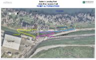 Graphic of Sutter's Landing ADA River Access Trail Overview Map