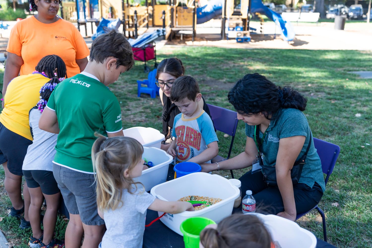 Kids in park